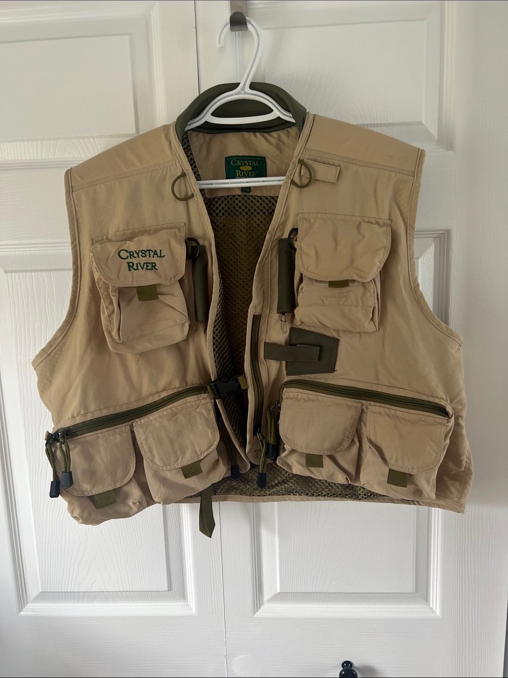 Men's Khaki Fishing Vest